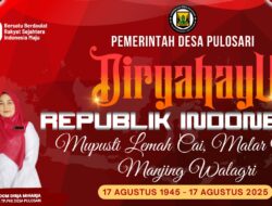 Peringatan HUT RI ke-80, Kades Pulosari Ajak Warga Syukuri Kemerdekaan Dan Bangun Desa
