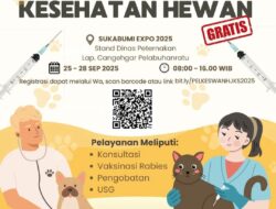 Hadir Di Sukabumi Expo 2025, Layanan Kesehatan Hewan Gratis Untuk Warga