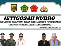Doa Bersama Istigosah Kubro, Warga Cikidang Peringati Hari Jadi Kabupaten Sukabumi ke-155
