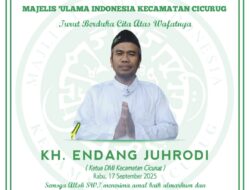 Innalillahi, Ketua DMI Cicurug KH. Endang Juhrodi Berpulang, MUI Sampaikan Belasungkawa