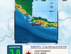 Kalapanunggal Bergetar! Dalam Sehari Terjadi 20 Kali Gempa, Ini Himbauan Pihak Terkait