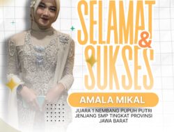 Kades Pulosari Sampaikan Ucapan Selamat Dan Bangga kepada Amala Mikal Asonah, Juara Nembang Pupuh Putri Provinsi Jawa Barat