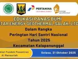 Sinergi Industri Dan Pesantren: Star Energy Geothermal Salak Hadirkan Edukasi Panas Bumi Di Kalapanunggal