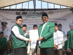 Pelantikan PRNU Pasar Cicurug, Bupati Ajak NU Bersatu Wujudkan Sukabumi Mubarakah