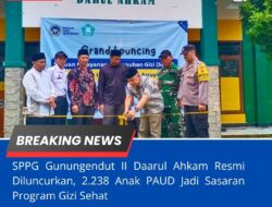 SPPG Gunungendut II Daarul Ahkam Resmi Diluncurkan, 2.238 Anak PAUD Jadi Sasaran Program Gizi Sehat