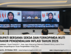 Sinergi Pemerintah Daerah, Bupati Sukabumi Hadiri Rakor Pengendalian Inflasi Secara Virtual