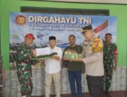 HUT TNI Ke-80, Koramil 2205 Kalapanunggal Disambangi Camat Dan Kapolsek – Bukti Soliditas Tanpa Sekat!