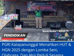 PGRI Kalapanunggal Meriahkan HUT & HGN 2025 Dengan Lomba Seni, Olahraga, Dan Aksi Peduli Sesama