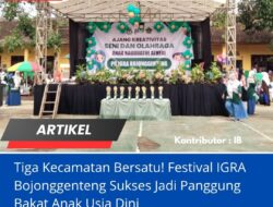 Tiga Kecamatan Bersatu! Festival IGRA Bojonggenteng Sukses Jadi Panggung Bakat Anak Usia Dini