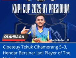 Cipeteuy Tekuk Cihamerang 5–3, Hendar Bersinar Jadi Player Of The Match!