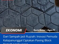 Dari Sampah Jadi Rupiah: Inovasi Pemuda Kalapanunggal Ciptakan Paving Block Ramah Lingkungan