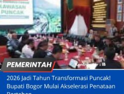 2026 Jadi Tahun Transformasi Puncak! Bupati Bogor Mulai Akselerasi Penataan Bertahap