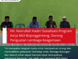 KH. Nasrullah Hadiri Sosialisasi Program Kerja MUI Bojonggenteng, Dorong Penguatan Lembaga Keagamaan