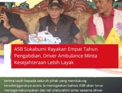ASB Sukabumi Rayakan Empat Tahun Pengabdian, Driver Ambulance Minta Kesejahteraan Lebih Layak