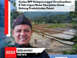 Usulan BPP Kalapanunggal Direalisasikan: 8 Titik Irigasi Mulai Dikerjakan Untuk Dukung Produktivitas Petani