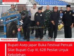Bupati Asep Japar Buka Festival Pencak Silat Bupati Cup III, 628 Pesilat Unjuk Kebolehan