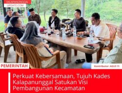 Perkuat Kebersamaan, Tujuh Kades Kalapanunggal Satukan Visi Pembangunan Kecamatan