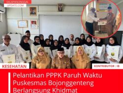 Pelantikan PPPK Paruh Waktu Puskesmas Bojonggenteng Berlangsung Khidmat