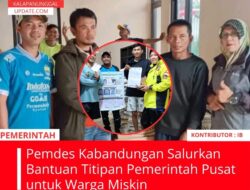 Pemdes Kabandungan Salurkan Bantuan Titipan Pemerintah Pusat Untuk Warga Miskin