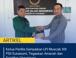 Ketua Panitia Sampaikan LPJ Muscab XIX PSII Sukabumi, Tegaskan Amanah Dan Soliditas Organisasi