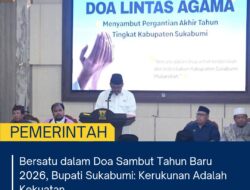 Bersatu dalam Doa Sambut Tahun Baru 2026, Bupati Sukabumi: Kerukunan Adalah Kekuatan