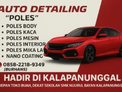 Auto Detailing POLES Hadir Di Kalapanunggal: Solusi Kendaraan Kinclong Seperti Baru!