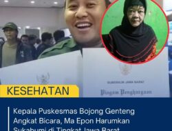 Kepala Puskesmas Bojong Genteng Angkat Bicara, Ma Epon Harumkan Sukabumi Di Tingkat Jawa Barat