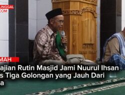 Pengajian Rutin Masjid Jami Nuurul Ihsan Bahas Tiga Golongan yang Jauh Dari Ulama