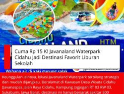 Cuma Rp 15 K! Javanaland Waterpark Cidahu Jadi Destinasi Favorit Liburan Sekolah