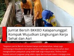 Jum’at Bersih BKKBD Kalapanunggal: Kompak Wujudkan Lingkungan Kerja Sehat Dan Asri