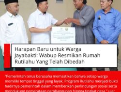 Harapan Baru Untuk Warga Jayabakti: Wabup Resmikan Rumah Rutilahu Yang Telah Dibedah