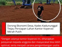 Dorong Ekonomi Desa, Kades Kadununggal Tinjau Persiapan Lahan Kantor Koperasi Merah Putih