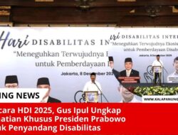 Di Acara HDI 2025, Gus Ipul Ungkap Perhatian Khusus Presiden Prabowo Untuk Penyandang Disabilitas