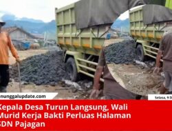 Kepala Desa Turun Langsung, Wali Murid Kerja Bakti Perluas Halaman SDN Pajagan