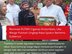Renovasi PLTMH Ciganas Diresmikan, Uka Warga Pulosari Ungkap Rasa Syukur Bertemu Gubernur