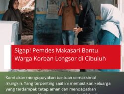 Sigap! Pemdes Makasari Bantu Warga Korban Longsor Di Cibuluh