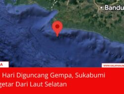 Pagi Hari Diguncang Gempa, Sukabumi Bergetar Dari Laut Selatan