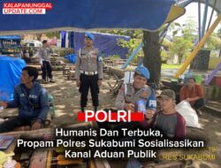Humanis Dan Terbuka, Propam Polres Sukabumi Sosialisasikan Kanal Aduan Publik