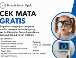 Peduli Penglihatan, Rima & Revan Optik Hadirkan Layanan Cek Mata Gratis Di Desa Pulosari