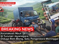 Kecelakaan Maut Di Turunan Jayanegara, Diduga Rem Blong, Satu Pengendara Meninggal