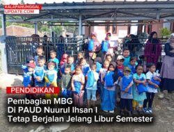 Pembagian MBG Di PAUD Nuurul Ihsan I Tetap Berjalan Jelang Libur Semester