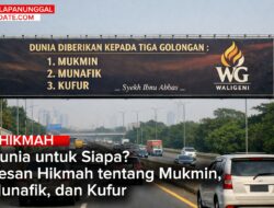 Dunia Untuk Siapa? Pesan Hikmah Tentang Mukmin, Munafik, Dan Kufur