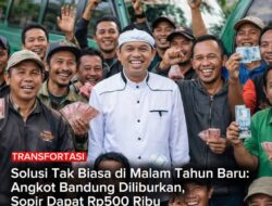 Solusi Tak Biasa Di Malam Tahun Baru: Angkot Bandung Diliburkan, Sopir Dapat Rp500 Ribu