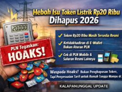 Isu Token Listrik Rp20 Ribu Dihapus 2026 Dipastikan Hoaks, PLN Beri Klarifikasi Tegas