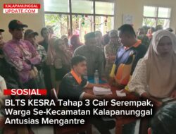 BLTS KESRA Tahap 3 Cair Serempak, Warga Se-Kecamatan Kalapanunggal Antusias Mengantre