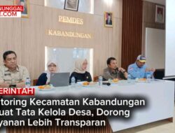 Monitoring Kecamatan Kabandungan Perkuat Tata Kelola Desa, Dorong Pelayanan Lebih Transparan
