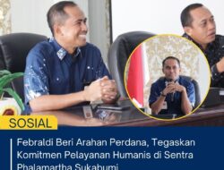 Febraldi Beri Arahan Perdana, Tegaskan Komitmen Pelayanan Humanis Di Sentra Phalamartha Sukabumi