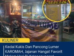 Kedai Kukis Dan Pancong Lumer Karomah, Jajanan Hangat Favorit Malam Hari Di Kalapanunggal