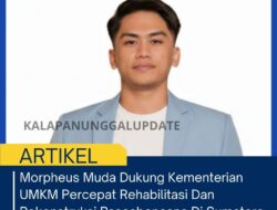 Morpheus Muda Dukung Kementerian UMKM Percepat Rehabilitasi Dan Rekonstruksi Pascabencana Di Sumatera