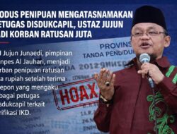 Modus Baru Penipuan Mengatasnamakan Petugas Disdukcapil, Ustaz Kondang KH Jujun Junaedi Jadi Korban Ratusan Juta Rupiah